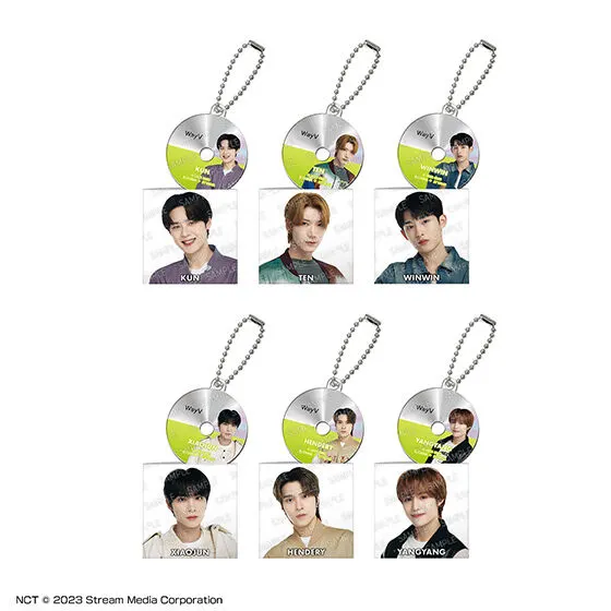 WayV CD風アクリルチャーム ラインナップ一覧