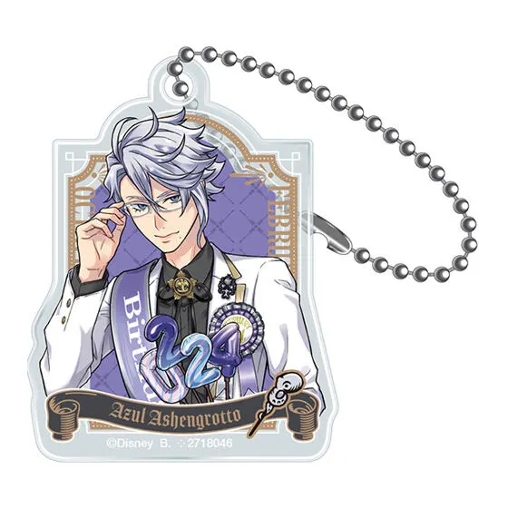ディズニー ツイステッドワンダーランド カプセルアクリルチャームvol.2 アズール・アーシェングロット