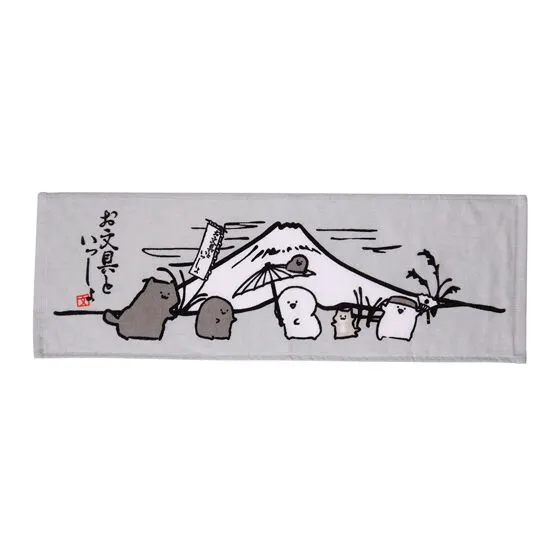 お文具といっしょ ガーゼタオルなのです。 和柄