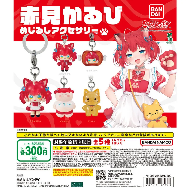 赤見かるび めじるしアクセサリーの台紙