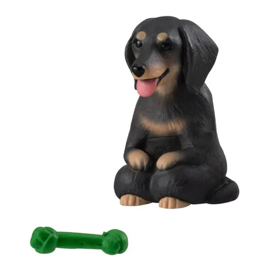 まてぼうけ 犬4 ミニチュア・ダックスフンド(ブラックタン)