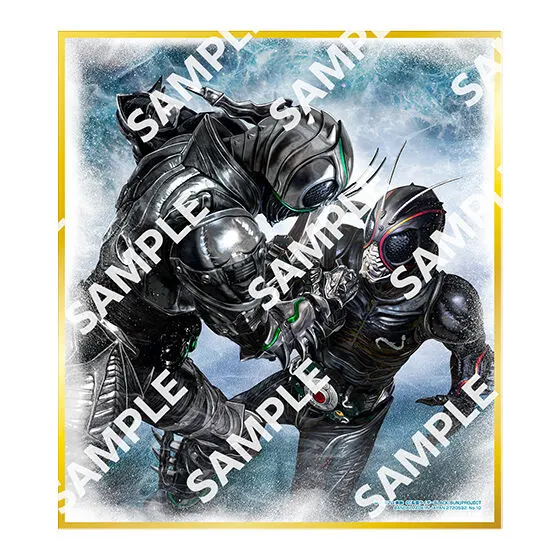 仮面ライダー色紙ART GPエディション 仮面ライダーBLACK SUN VS SHADOWMOON