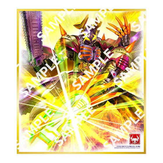 仮面ライダー色紙ART GPエディション 仮面ライダーバッファ フィーバーゾンビフォーム