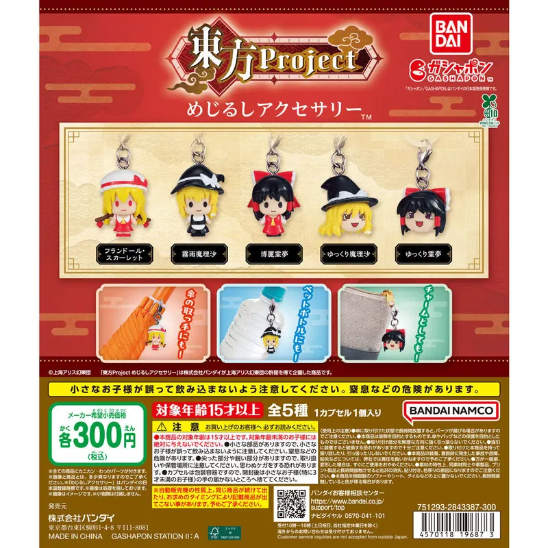 東方Project めじるしアクセサリーの台紙
