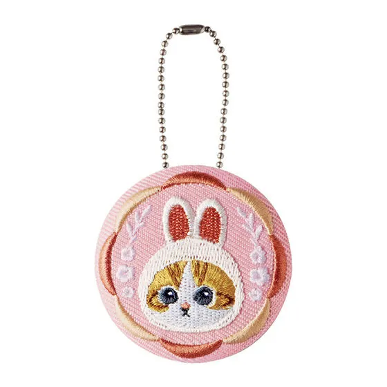 mofusand 刺繍チャーム デザインE(ボールチェーンver.)