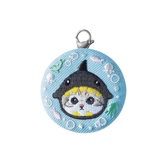 mofusand 刺繍チャーム デザインA(カニカンver.)