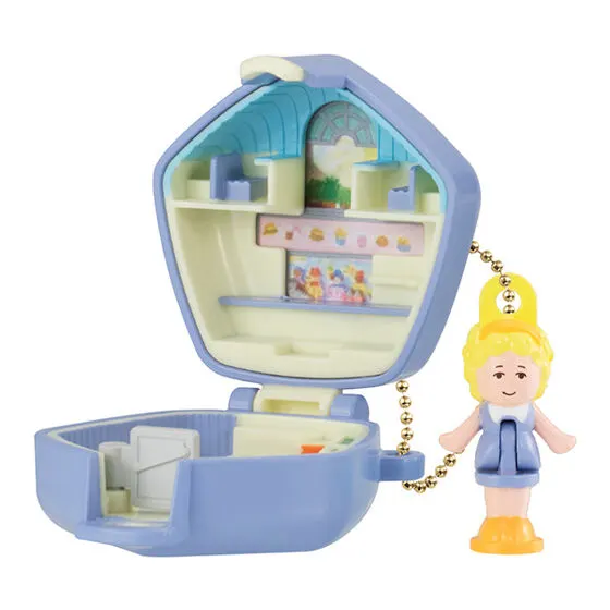 Polly Pocket ミニチュアチャーム 1992 FAST FOOD RESTAURANT(LAVENDER PENTAGON)