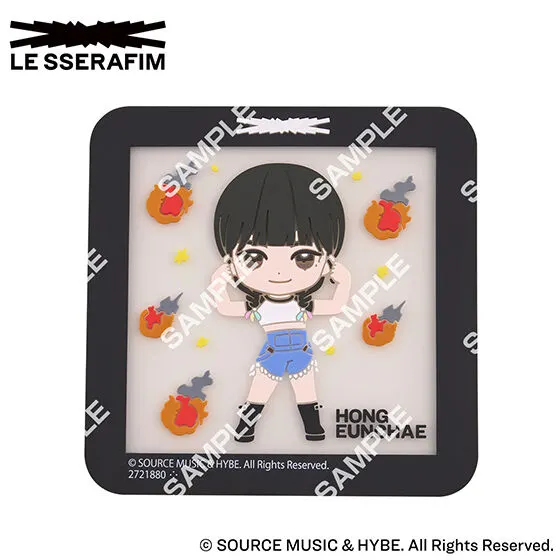 LE SSERAFIM クリアラバーコースター HONG EUNCHAE