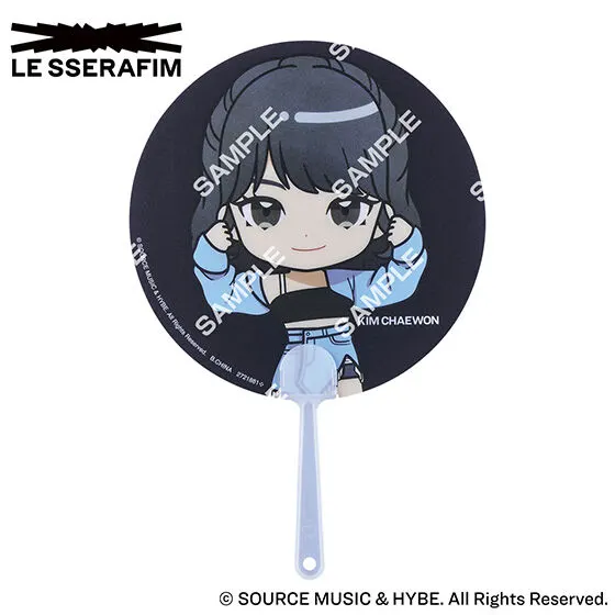 LE SSERAFIM クリアうちわコレクション KIM CHAEWON