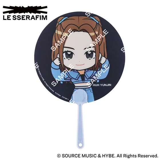 LE SSERAFIM クリアうちわコレクション HUH YUNJIN