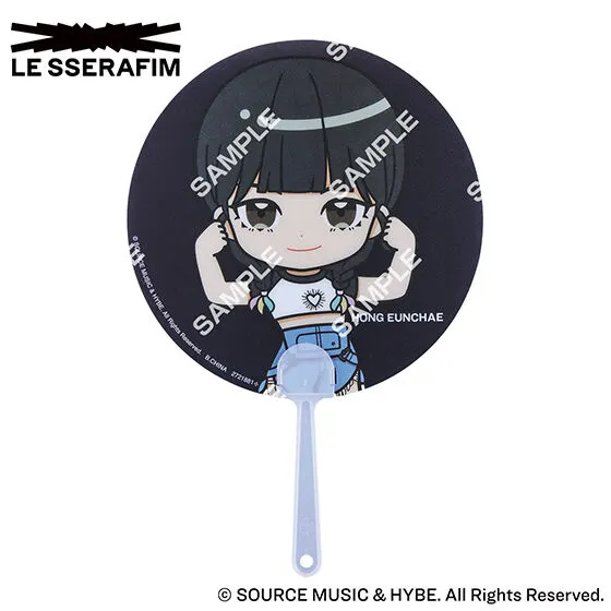 LE SSERAFIM クリアうちわコレクション HONG EUNCHAE