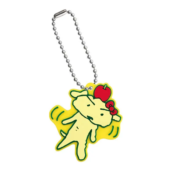 クレヨンしんちゃん×サンリオキャラクターズ スペシャルラバーマスコット2 シロA