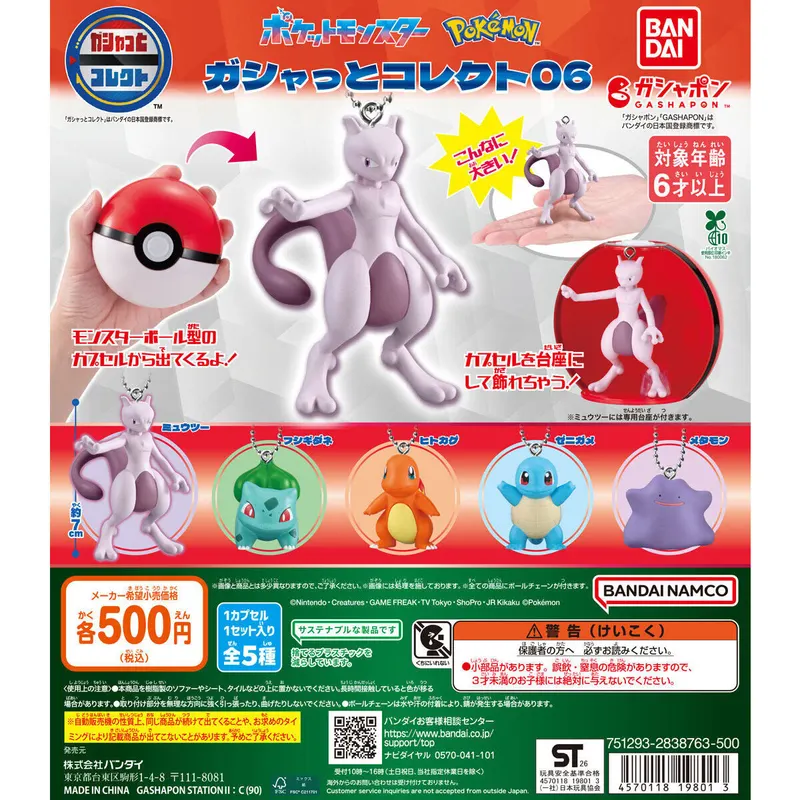 ポケットモンスター ガシャっとコレクト06の台紙