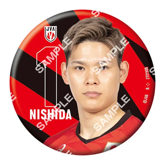 バレーボール男子日本代表 カプセル缶バッジコレクション 西田 有志