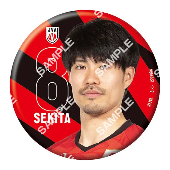 バレーボール男子日本代表 カプセル缶バッジコレクション 関田 誠大