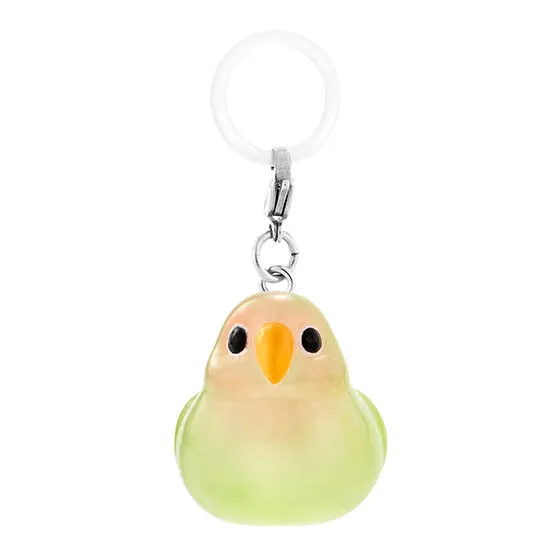 めじるしアクセサリー ゆらりことり コザクラインコ