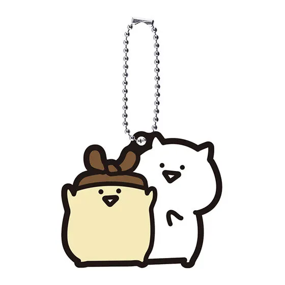 お文具といっしょ カプセルラバーマスコット~耳が生えちゃったのです~ プリンさん&お文具