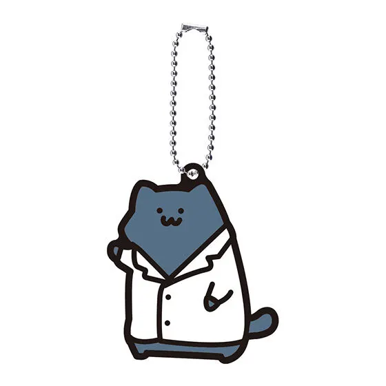 お文具といっしょ カプセルラバーマスコット~耳が生えちゃったのです~ 猫さんA