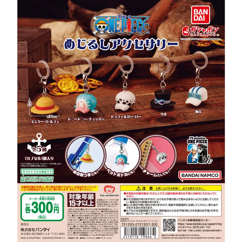 ONE PIECE めじるしアクセサリーの台紙