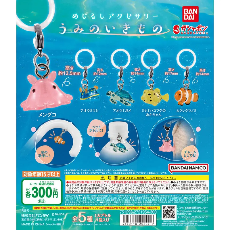 めじるしアクセサリー うみのいきものの台紙