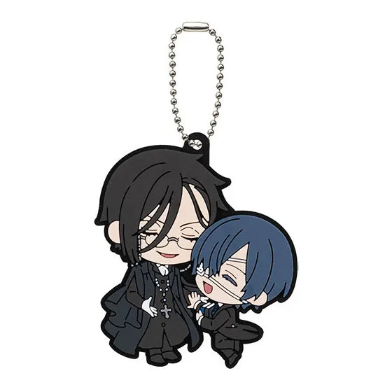 黒執事 -寄宿学校編- カプセルラバーマスコット セバスチャン&シエル
