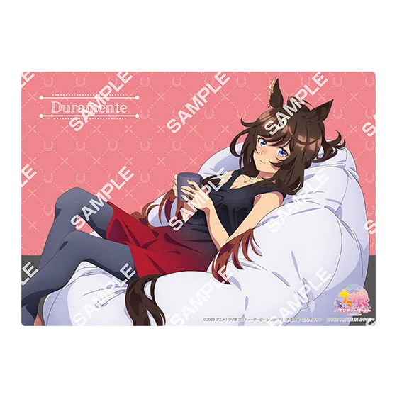 バンダイナムコアミューズメント限定 【フラットガシャポン】TVアニメ『ウマ娘 プリティーダービー Season 3』コレクタブルクリアボード~Relax time~ ドゥラメンテ