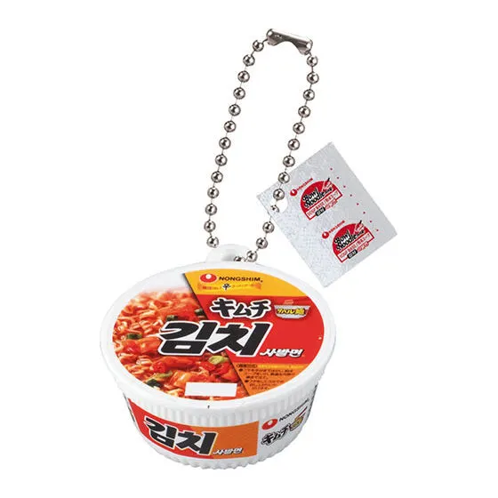 農心 Wチャームコレクション 農心 キムチサバル麺 カップ