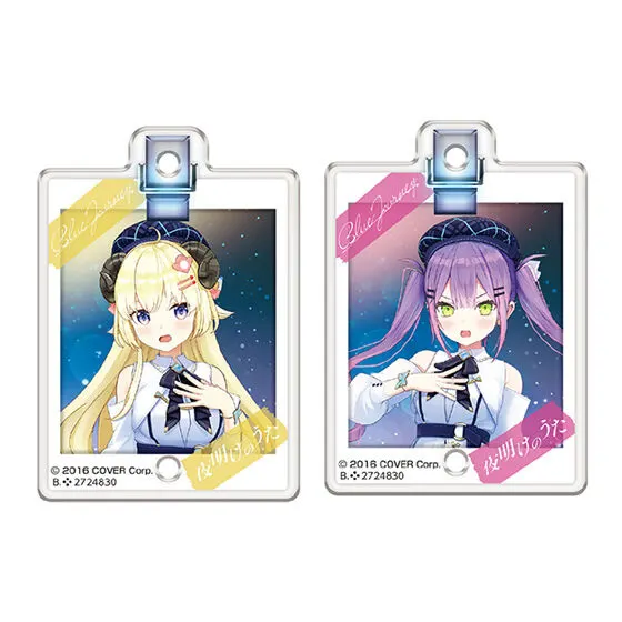 ホロライブBlue Journey「夜明けのうた」 アクリルチャームセット セット8(角巻わため&常闇トワ)
