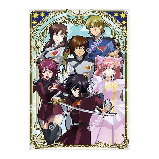 バンダイナムコアミューズメント限定 【フラットガシャポン】『機動戦士ガンダムSEED FREEDOM』 クリアボードコレクション 集合A