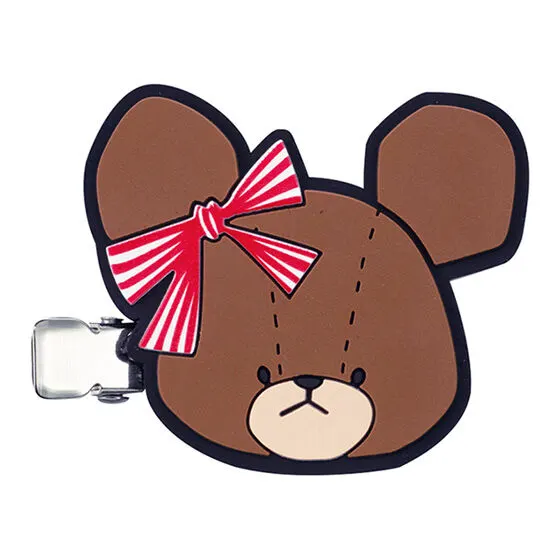 くまのがっこう カプセルヘアクリップ ジャッキー(リボン)