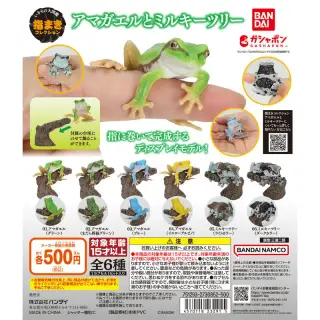 いきもの大図鑑 指まきコレクション アマガエルとミルキーツリーの画像