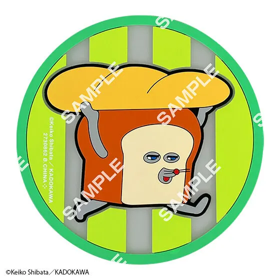 パンどろぼう クリアラバーコースター デザインA