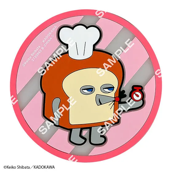 パンどろぼう クリアラバーコースター デザインB
