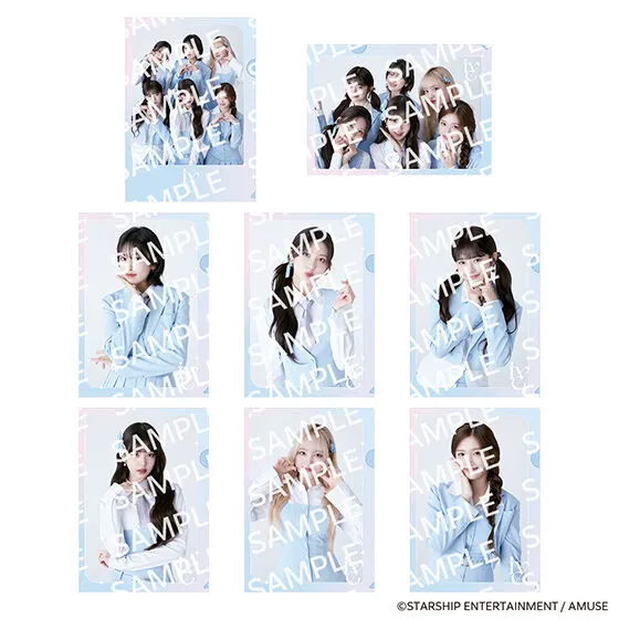 IVE FROM STARSHIP ENTERTAINMENT WITH AMUSE クリアファイルコレクション ラインナップ 9