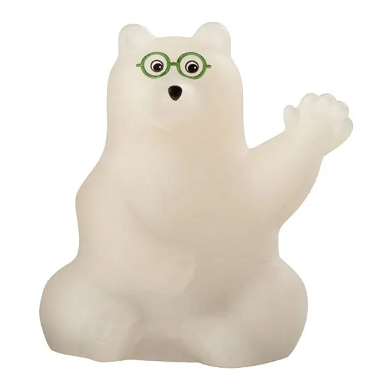 polar bear bank(ポーラーベアバンク) ぼんやりライトマスコット めがねのベア