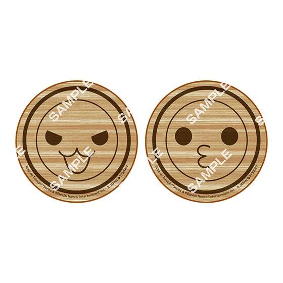 太鼓の達人 木製コースター2枚セット だドン！ Bセット