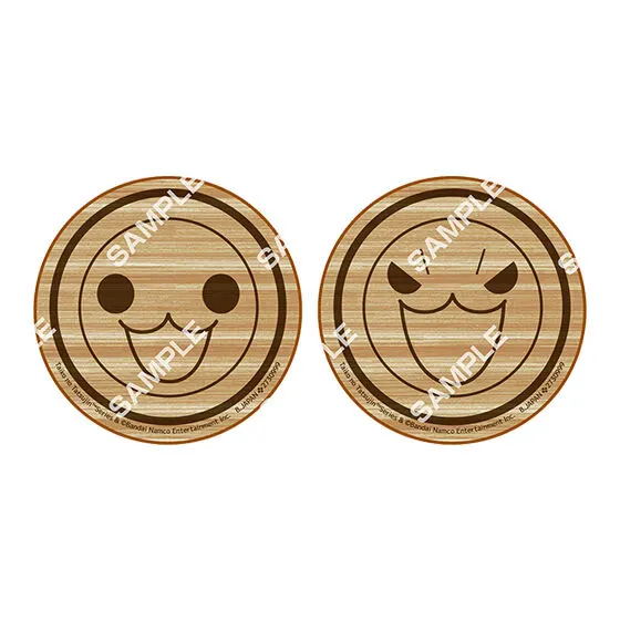 太鼓の達人 木製コースター2枚セット だドン！ Cセット
