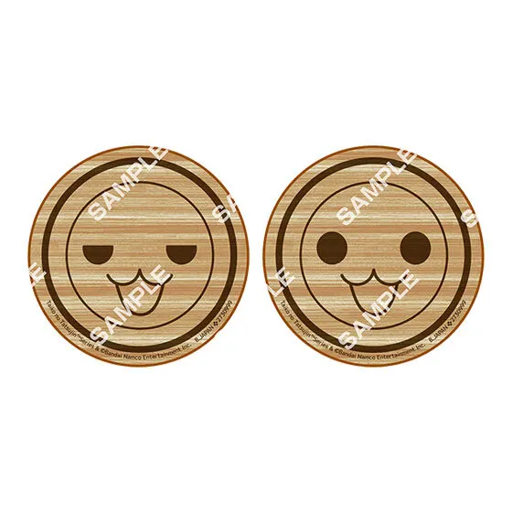 太鼓の達人 木製コースター2枚セット だドン！ Dセット