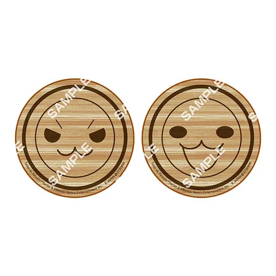 太鼓の達人 木製コースター2枚セット だドン！ Eセット
