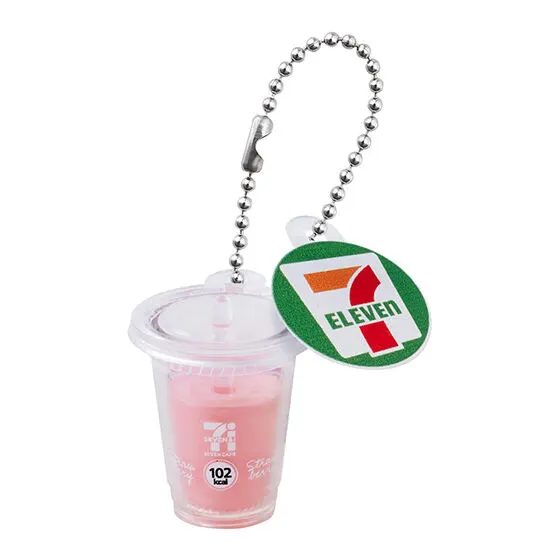 セブンカフェシリーズ ミニチュアチャーム いちごバナナソイスムージー