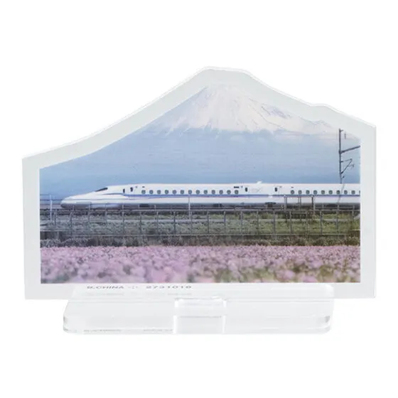 東海道新幹線~60周年記念~ アソートコレクション C賞 アクリルスタンド(富士山×東海道新幹線)
