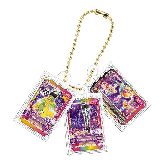アイカツ！ グッズコレクション3 アイカツ！カードミニチュアチャーム(イエロートリオコーデ)