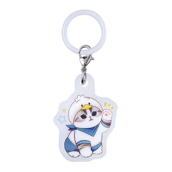 mofusand×サンリオキャラクターズ ふらっとめじるしアクセサリー あひるのペックル×mofusand