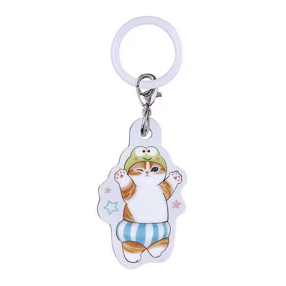 mofusand×サンリオキャラクターズ ふらっとめじるしアクセサリー けろけろけろっぴ×mofusand