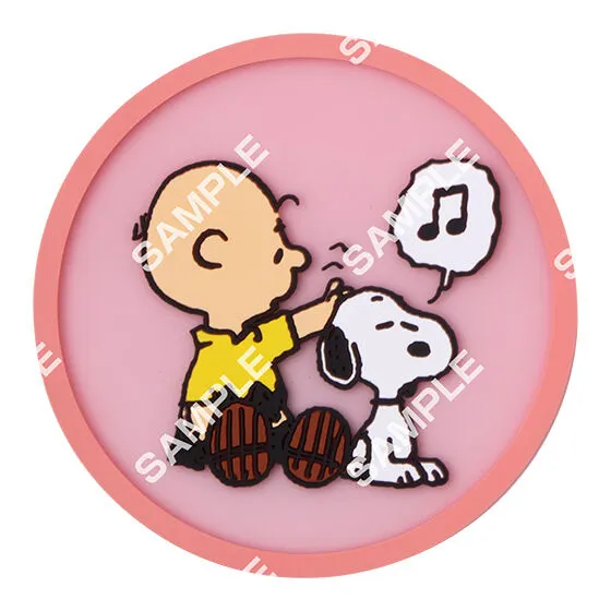 PEANUTS クリアラバーコースター チャーリー・ブラウン & スヌーピー
