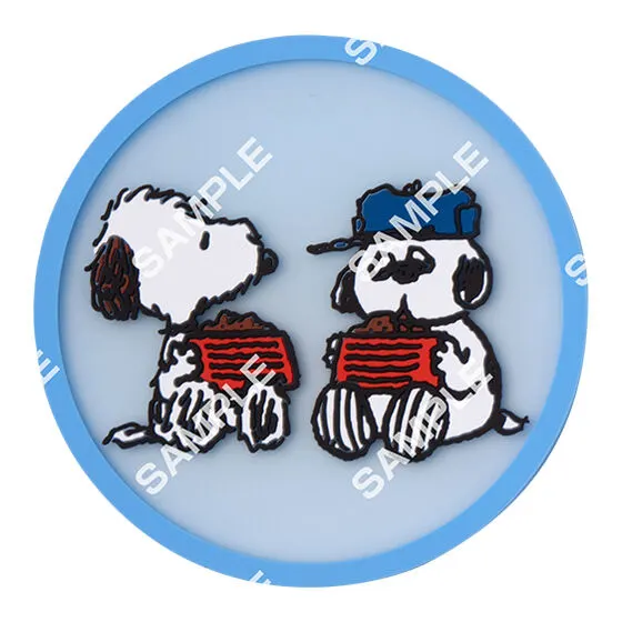 PEANUTS クリアラバーコースター アンディ & オラフ