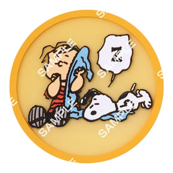 PEANUTS クリアラバーコースター ライナス & スヌーピー