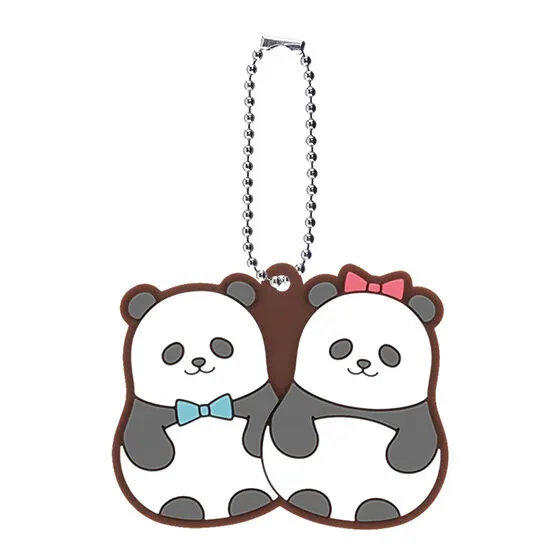 スキップとローファー カプセルラバーマスコット パンダキーホルダー