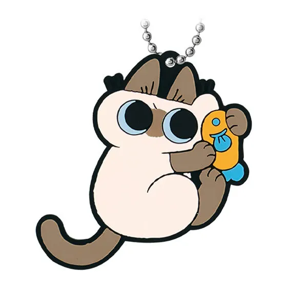 シャム猫あずきさんは世界の中心 カプセルラバーマスコット デザインB