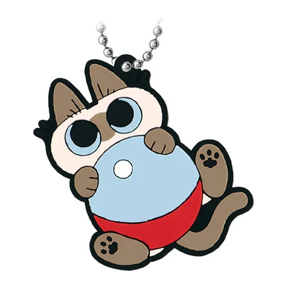 シャム猫あずきさんは世界の中心 カプセルラバーマスコット デザインF